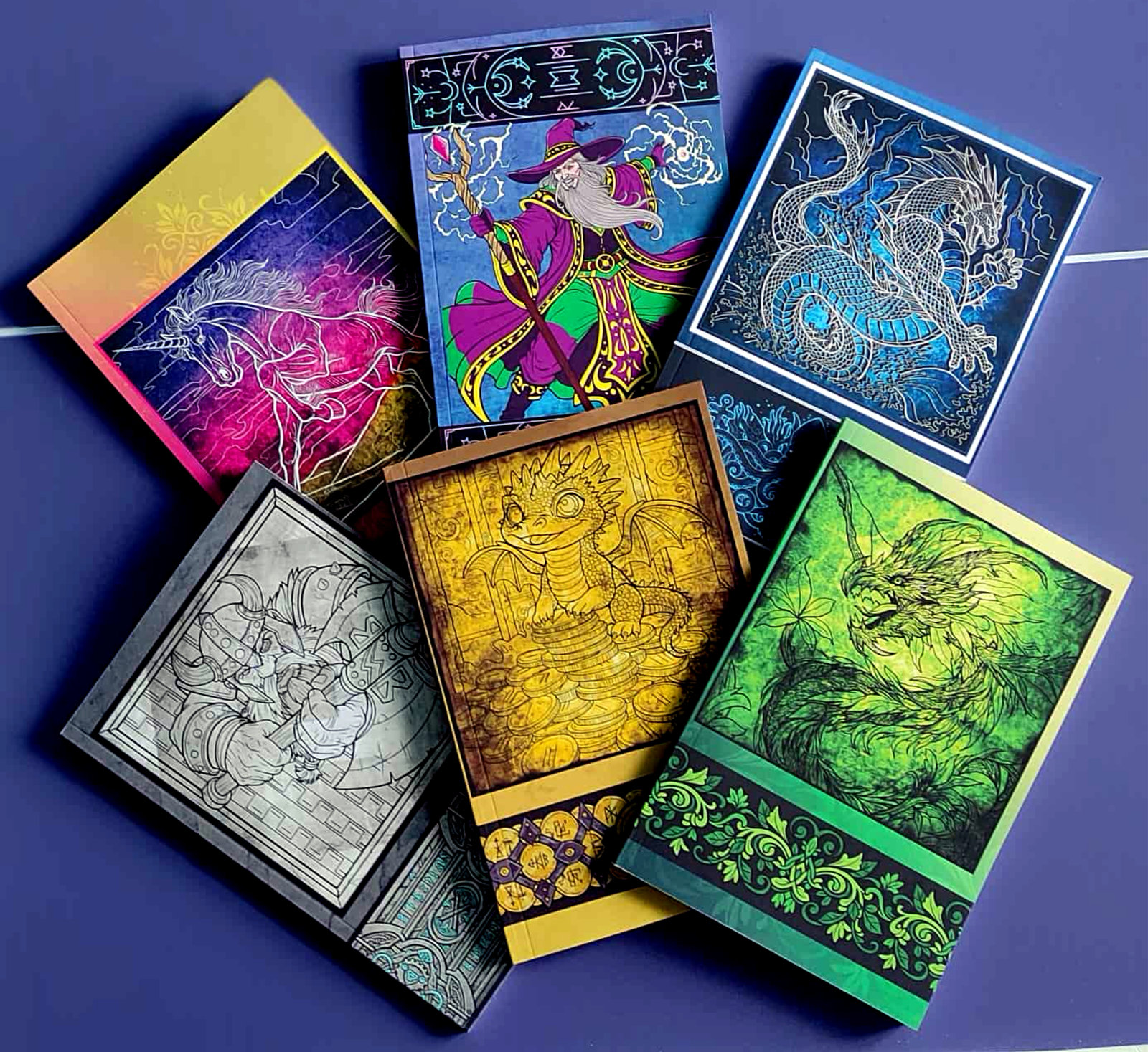 Zeszyty z okładkami fantasy